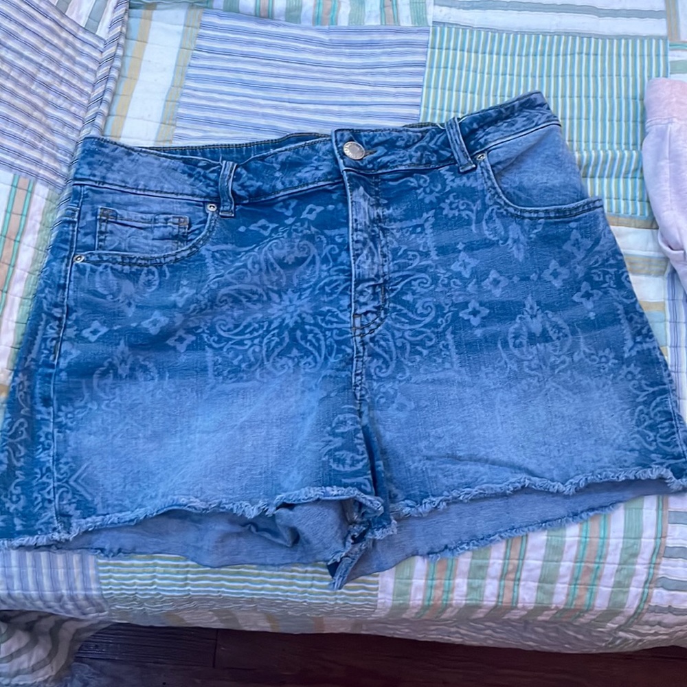 jean shorts high rise